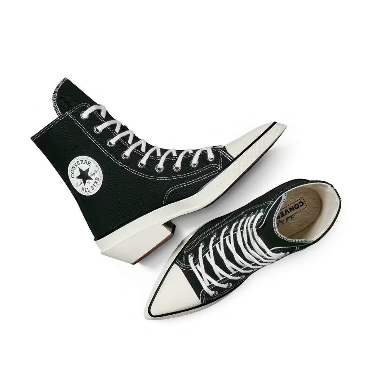 Chuck 70 De Luxe Pointed High 'BLACK/WHITE/BLACK'