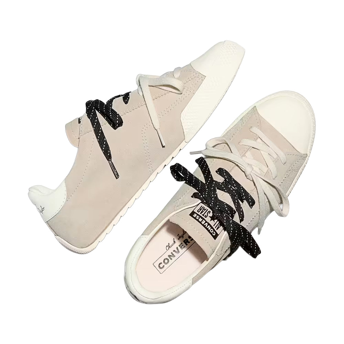 Chuck Taylor Lo 'Egret/Egret/Black'