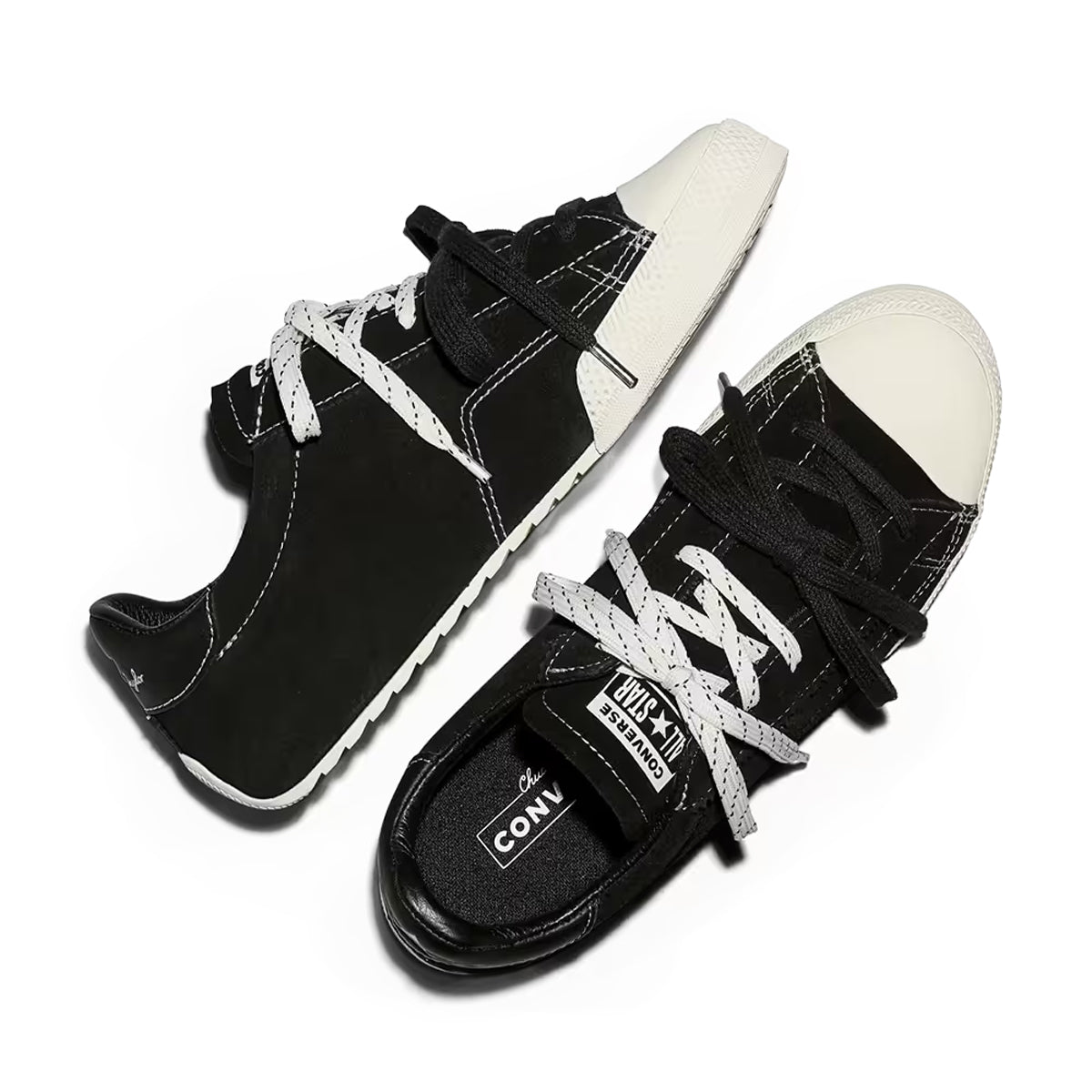 Chuck Taylor Lo'Black/Black/Egret'