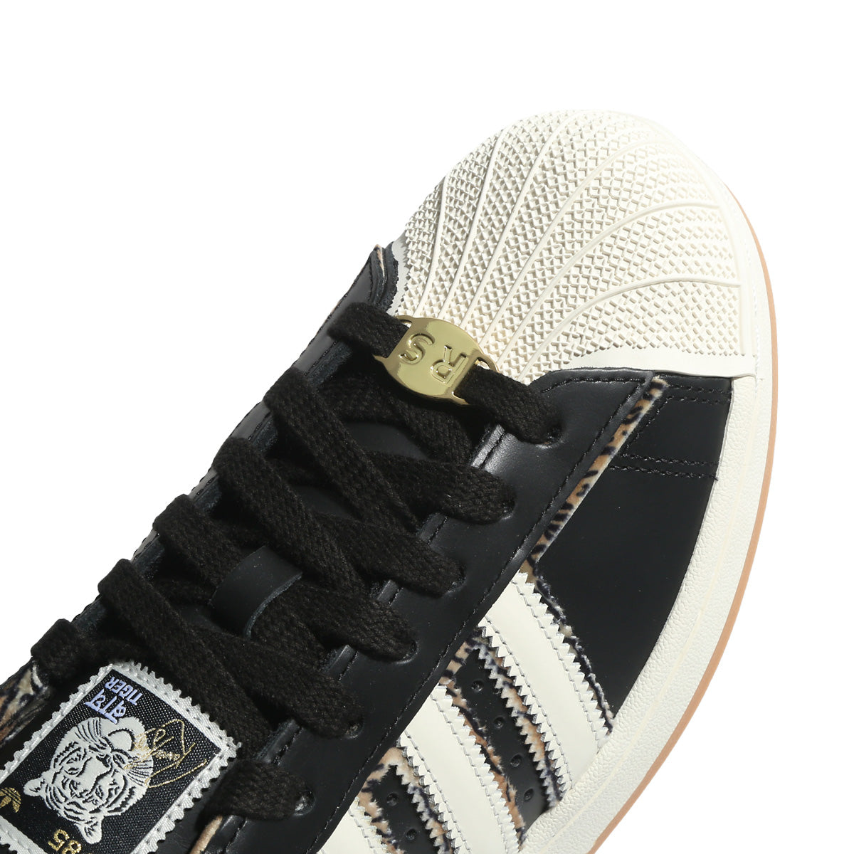 ADIDAS ORIGINALS + RANVEER SINGH SUPERSTAR 'CORE BLACK/OFF WHITE/CORE BLACK'