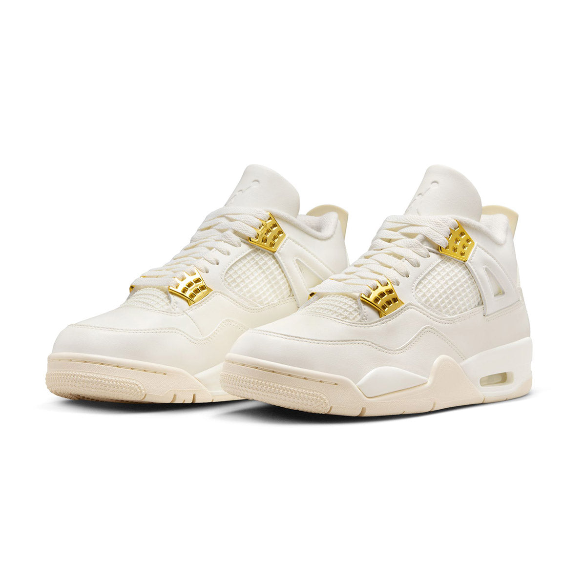 Air Jordan 4 Retro WMNS 'White and Gold'