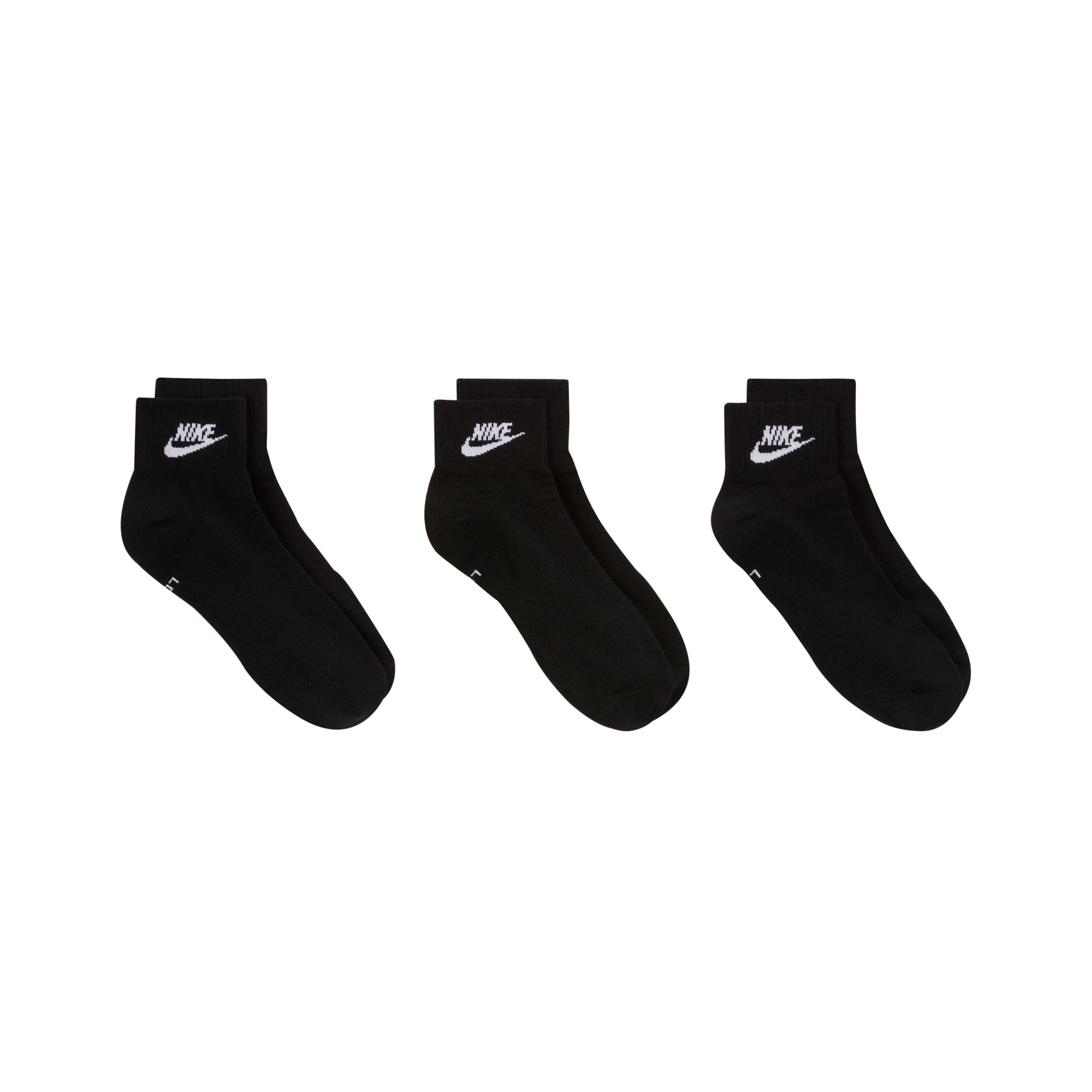 Everyday essential ankle socks 'Black/White'