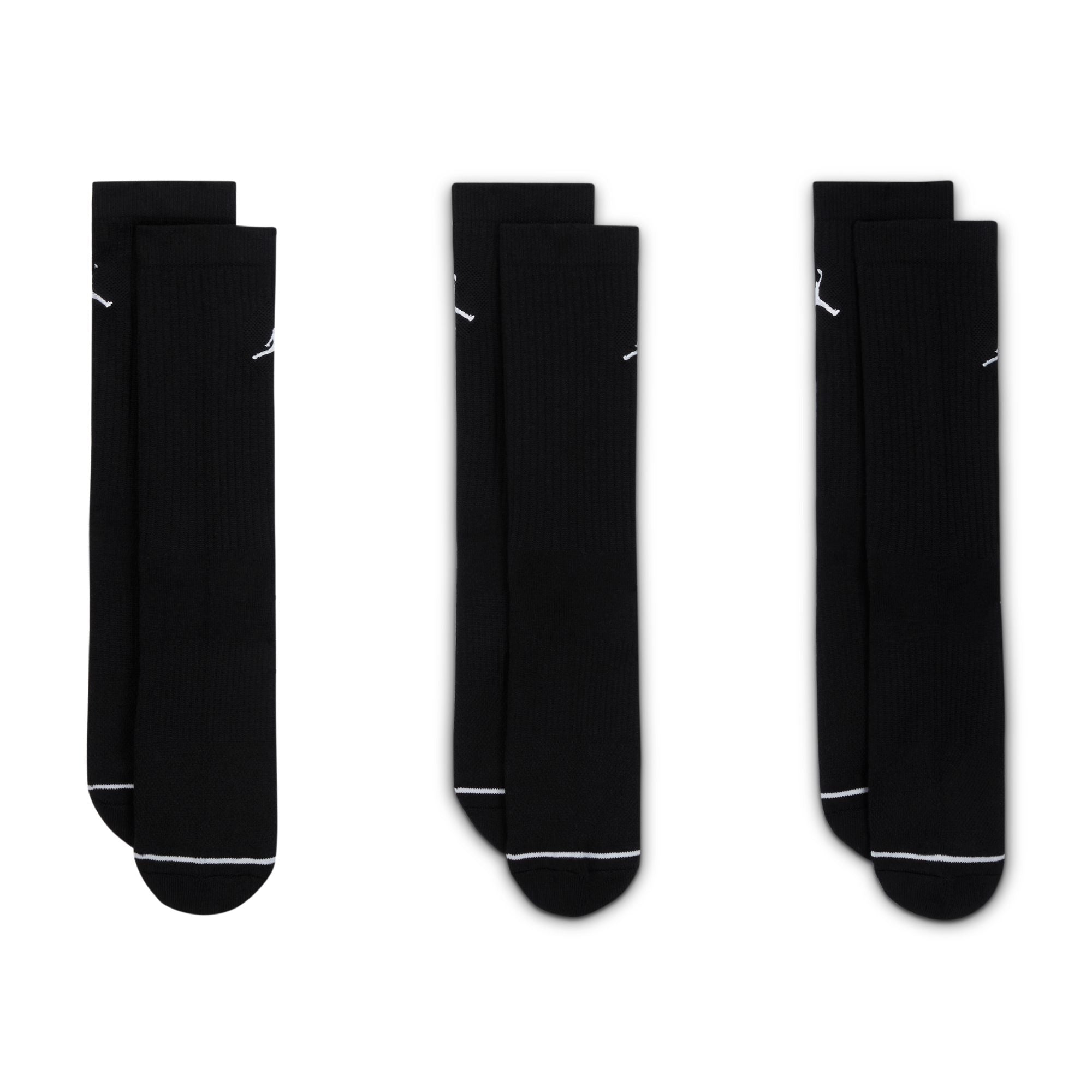 Jordan Everyday Crew Socks 'Black'