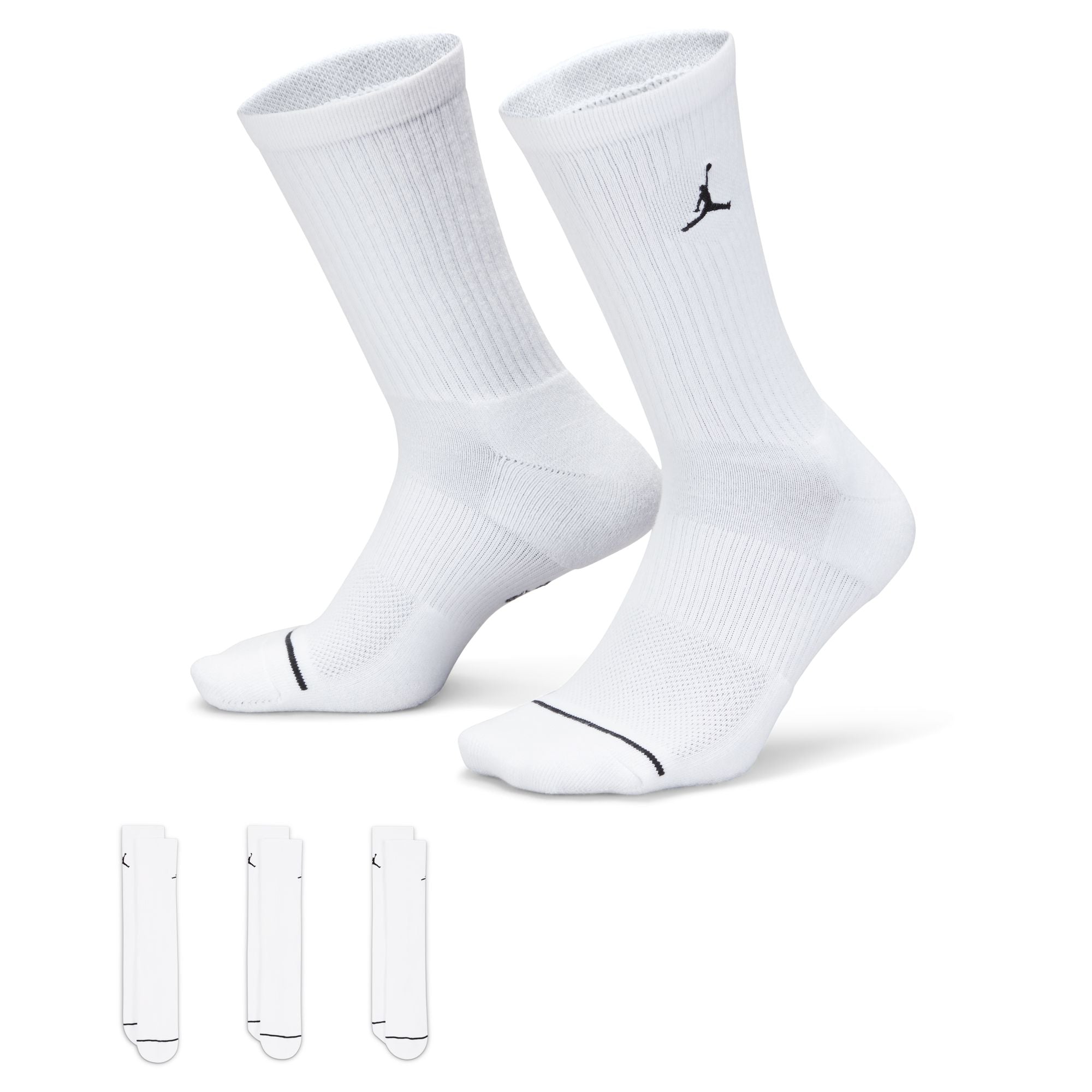 Jordan Everyday Crew Socks 'White'