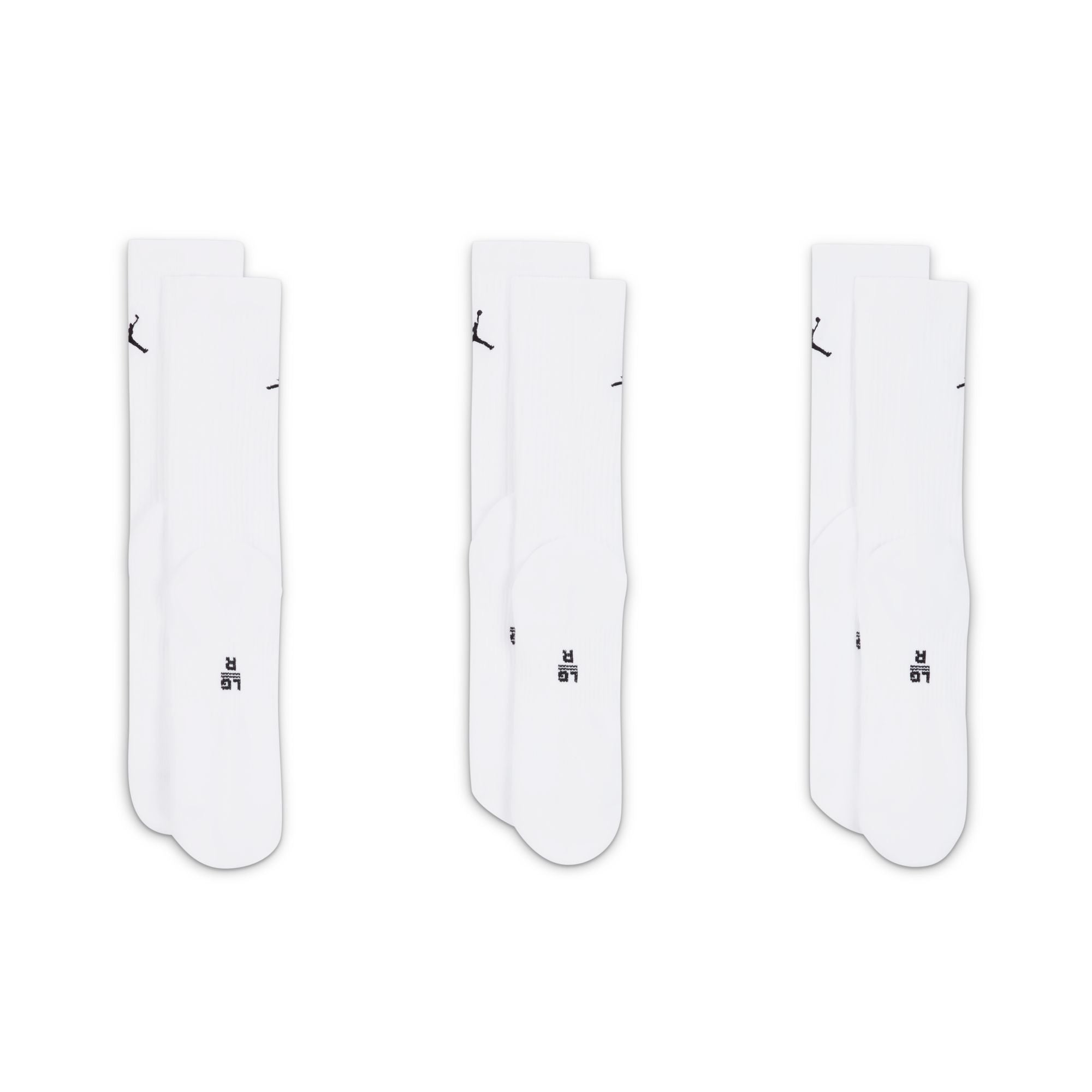 Jordan Everyday Crew Socks 'White'