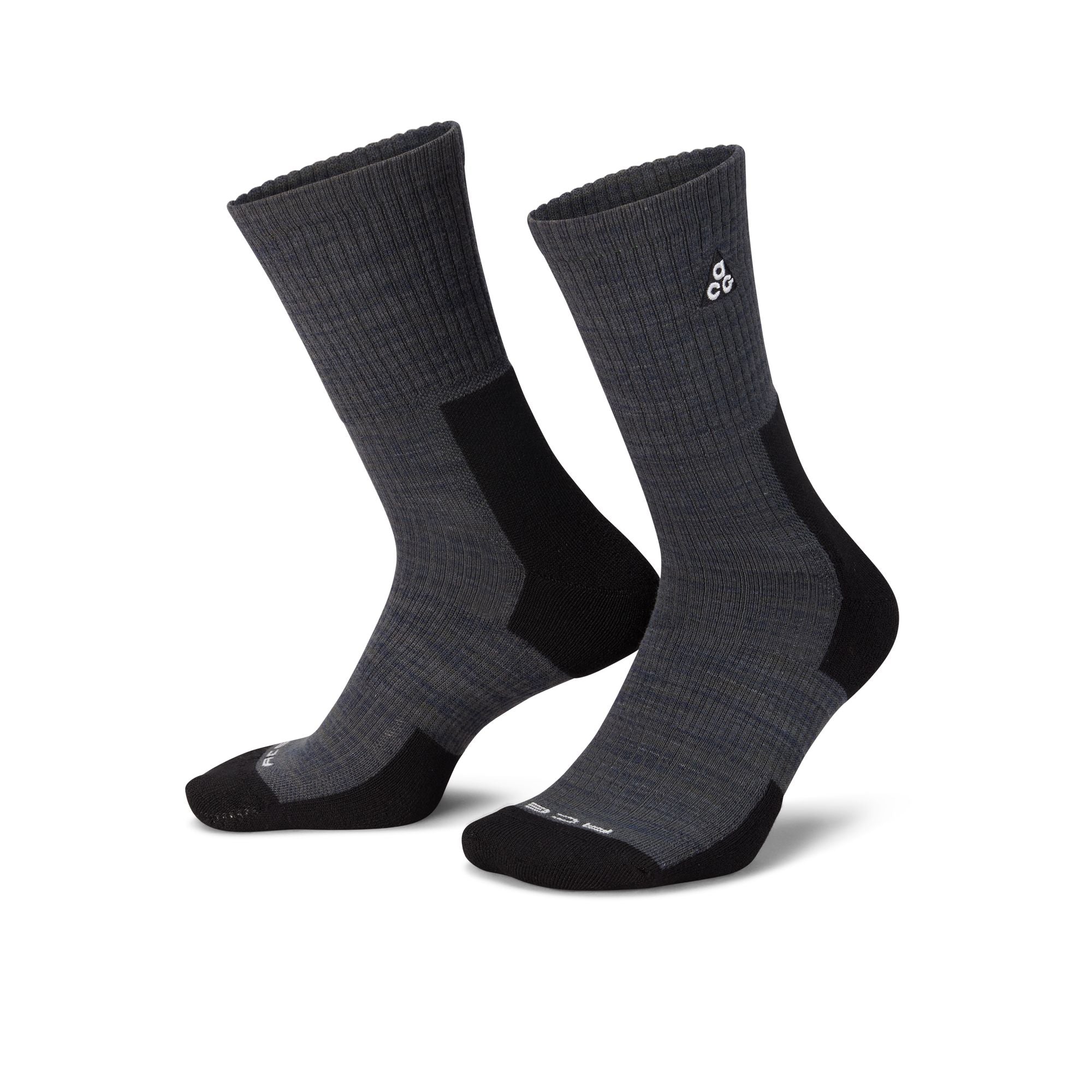 '+ ACG Everyday Cushioned Crew Socks 'Black'