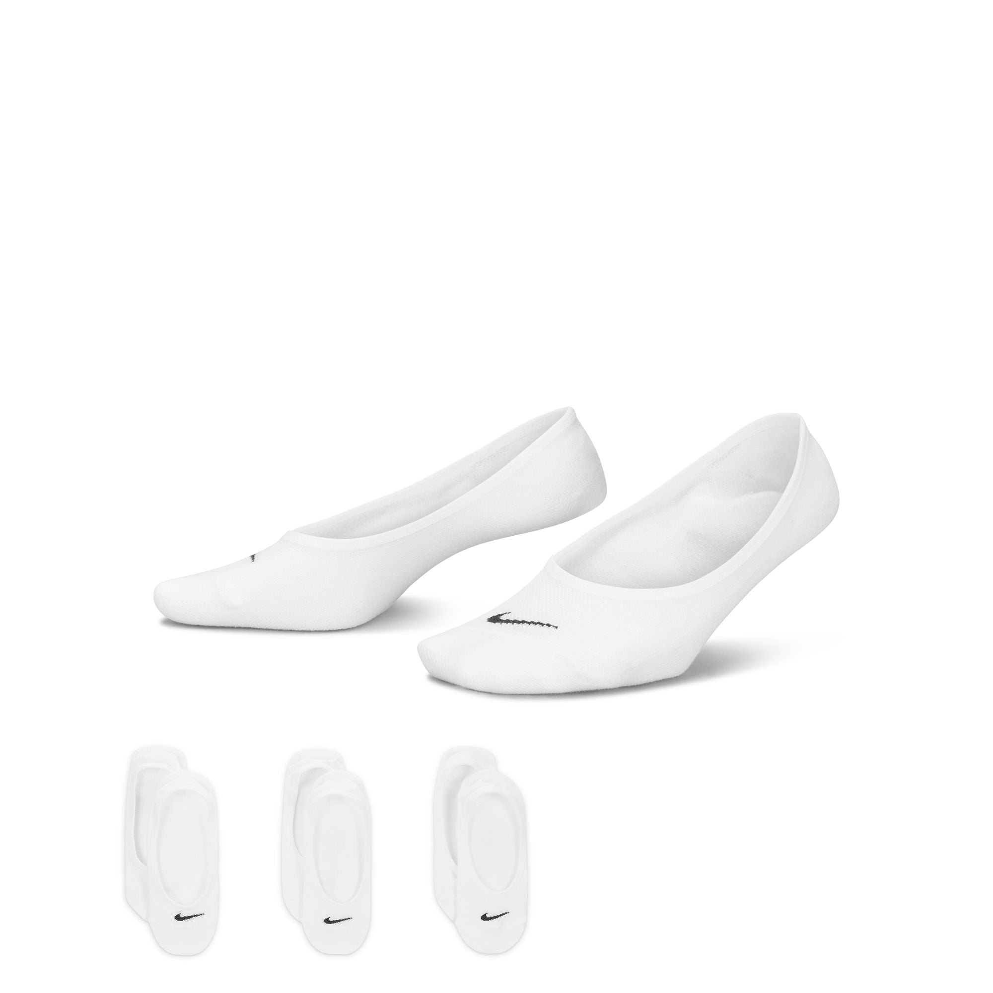 Everyday Lightweight Footie Socks 'White'