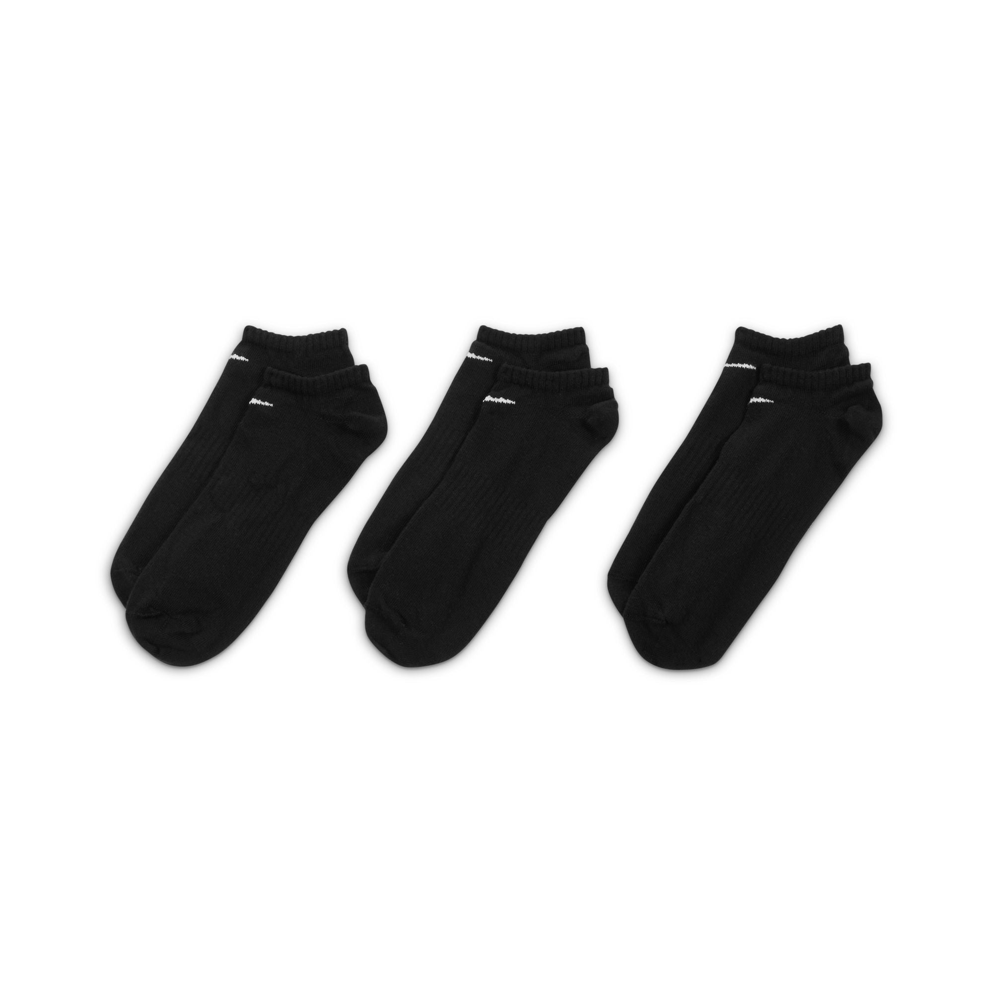 Everyday Lightweight No-Show Socks 'Black'
