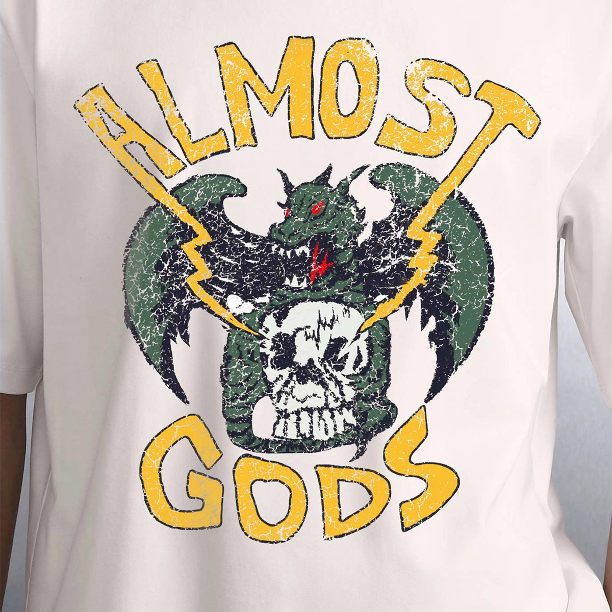 Almost Gods Recon Tee in Off White