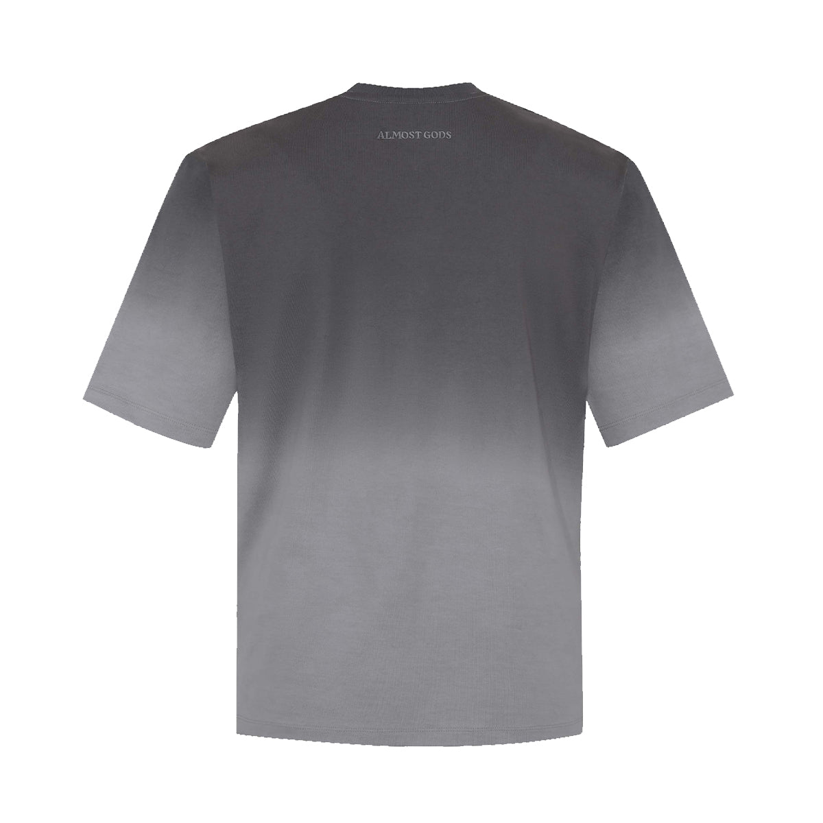 Alpha Cross Tee in Dip-Dye 'Grey'