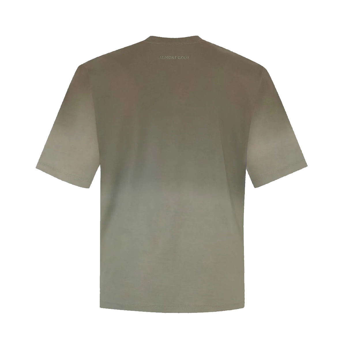 Alpha Cross Tee in Dip-Dye 'Green'