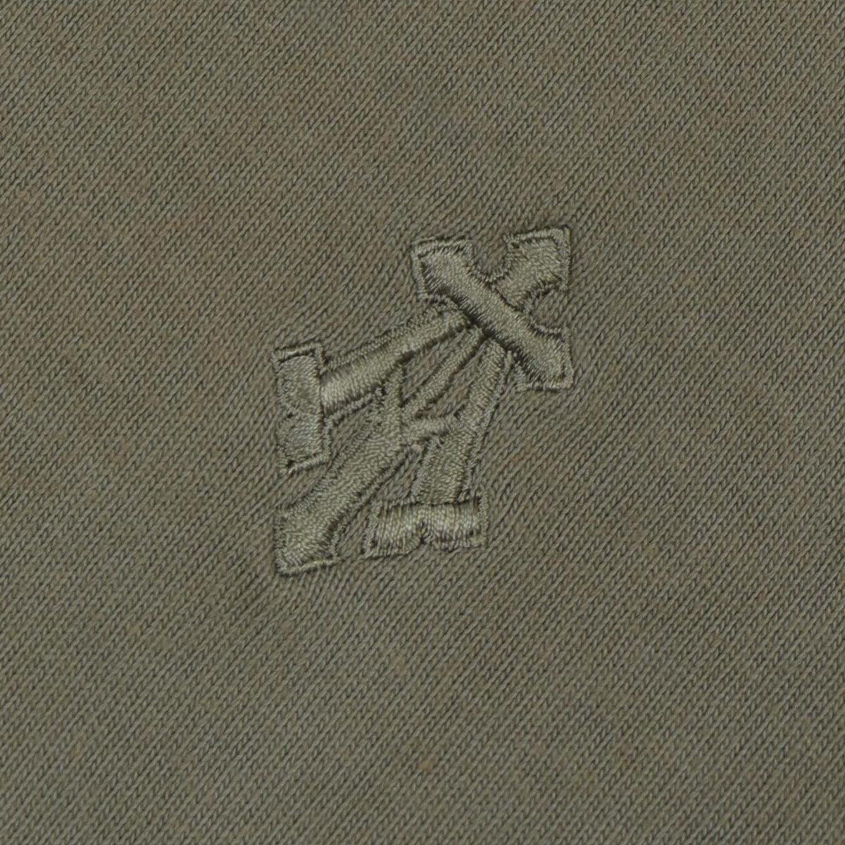 Alpha Cross Tee in Dip-Dye 'Green'