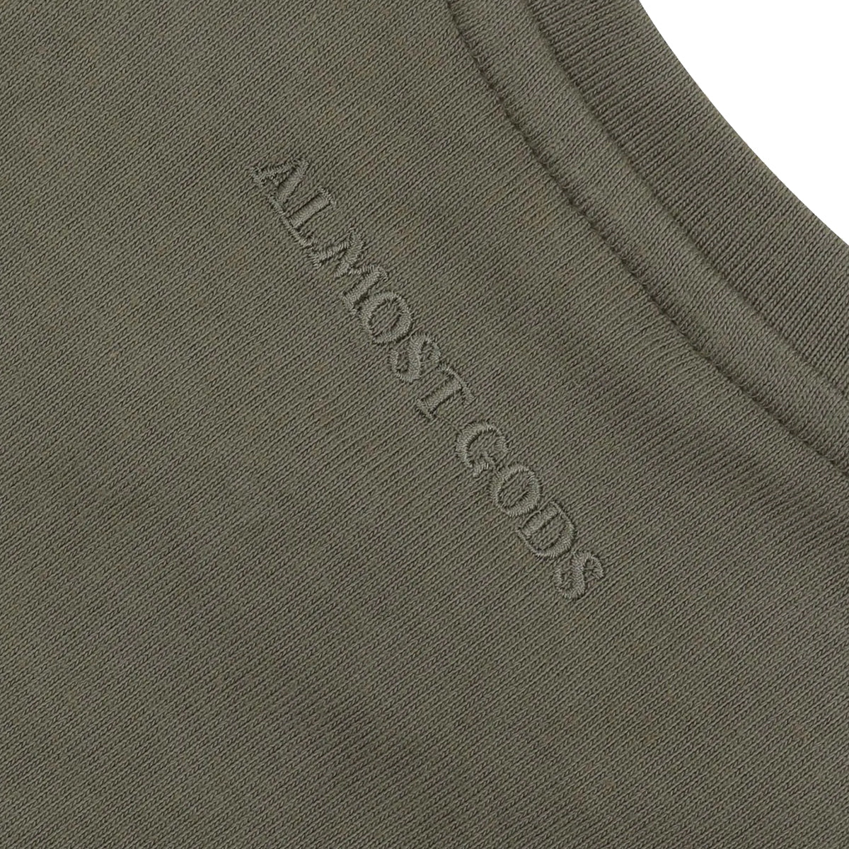 Alpha Cross Tee in Dip-Dye 'Green'