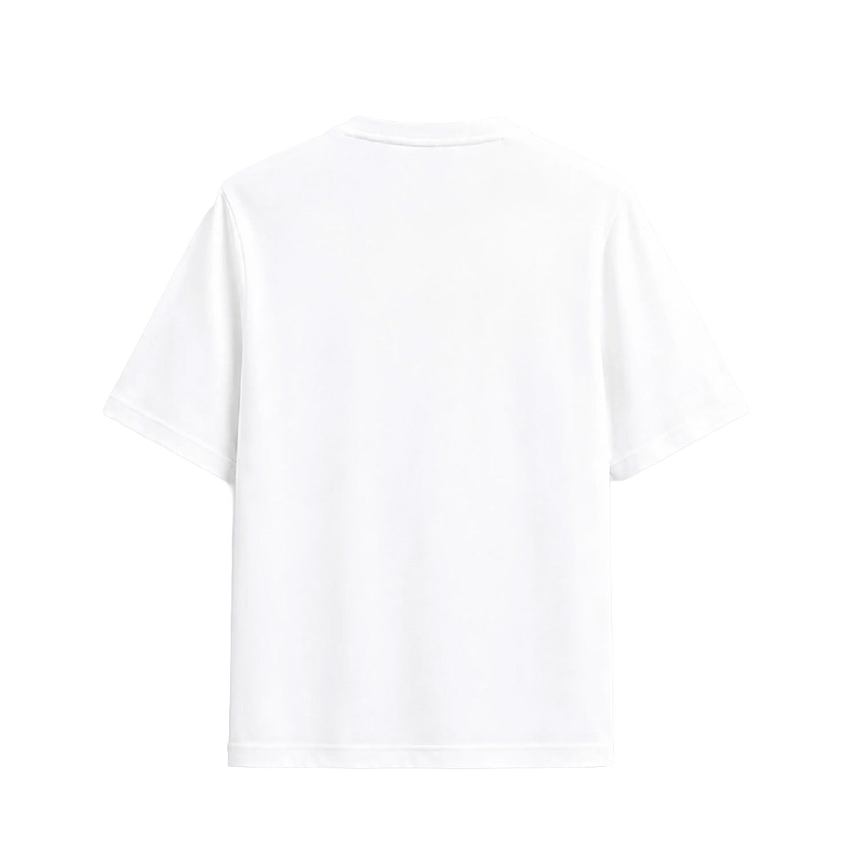 Embroidered Flag Relaxed Tee in White