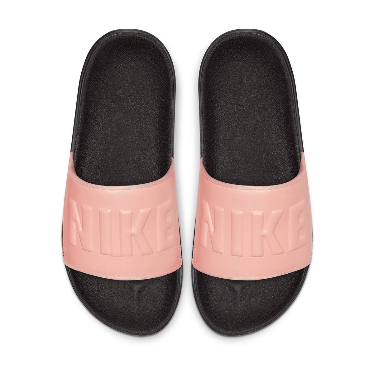 Wmns Offcourt Slides 'BLACK/CORAL STARDUST/CORAL STARDUST'