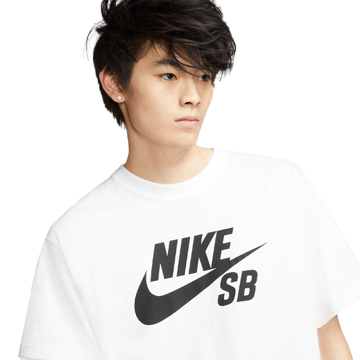 SB logo Skate T-shirt 'White/Black'