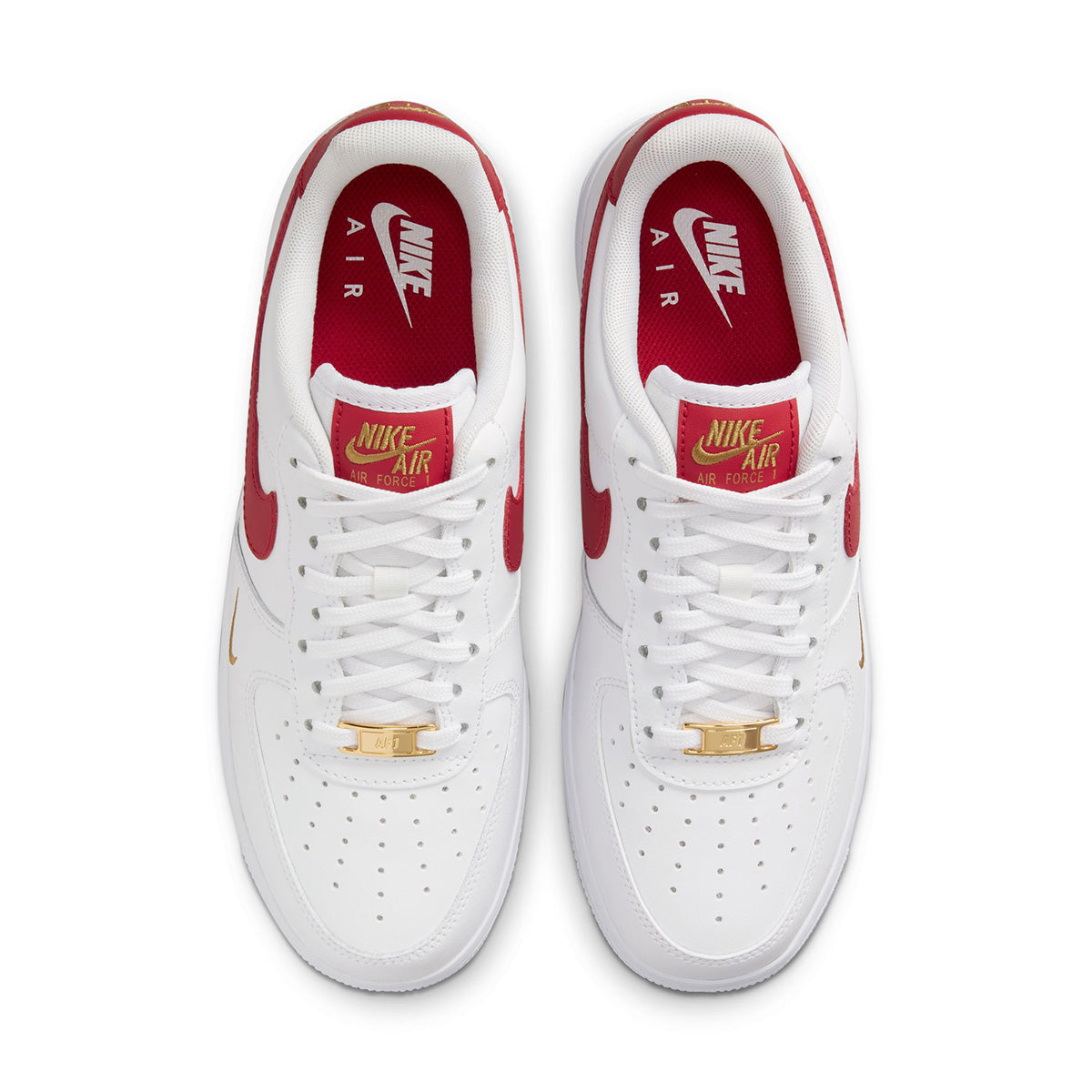 Wmns Air Force 1 '07 Essential 'WHITE/GYM RED/GYM RED/WHITE'