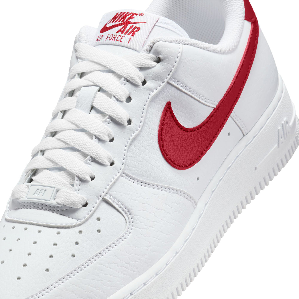 Wmns Air Force 1'07 NN 'WHITE/TEAM CRIMSON'