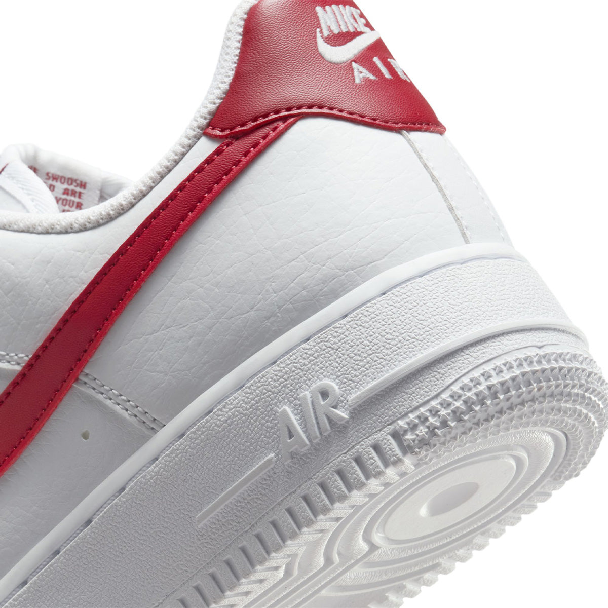Wmns Air Force 1'07 NN 'WHITE/TEAM CRIMSON'