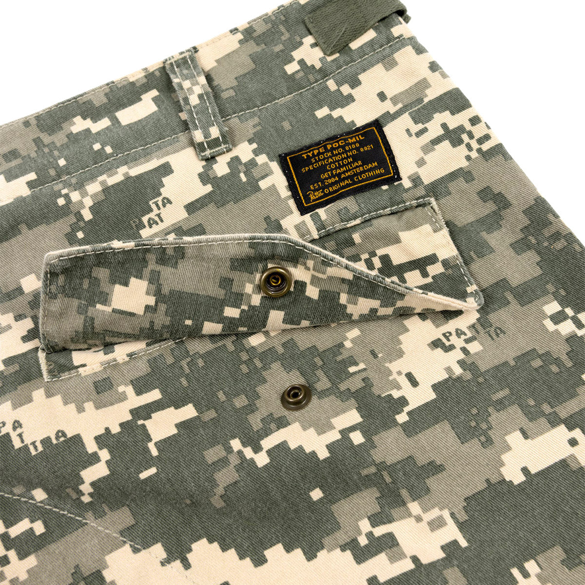Washed Cargo Pants 'Digi Camo'