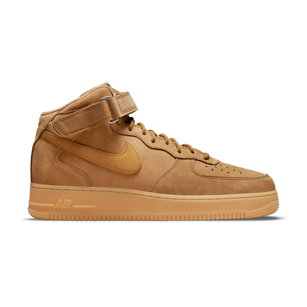 Air Force 1 Mid '07 'FLAX/WHEAT/GUM LIGHT BROWN/BLACK'