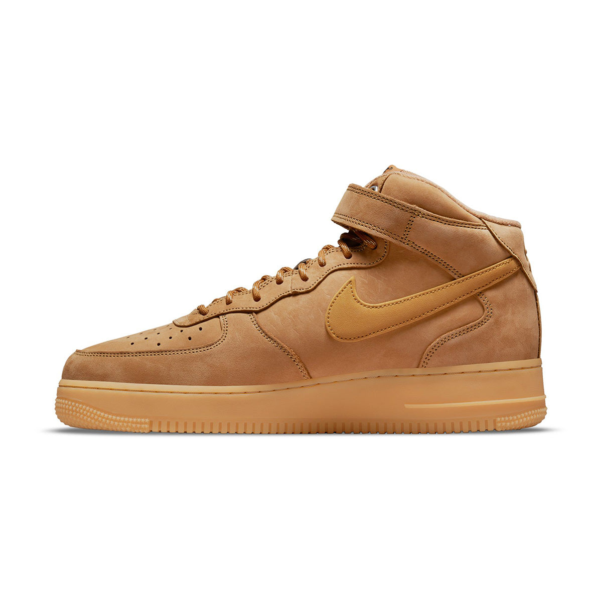 Air Force 1 Mid '07 'FLAX/WHEAT/GUM LIGHT BROWN/BLACK'
