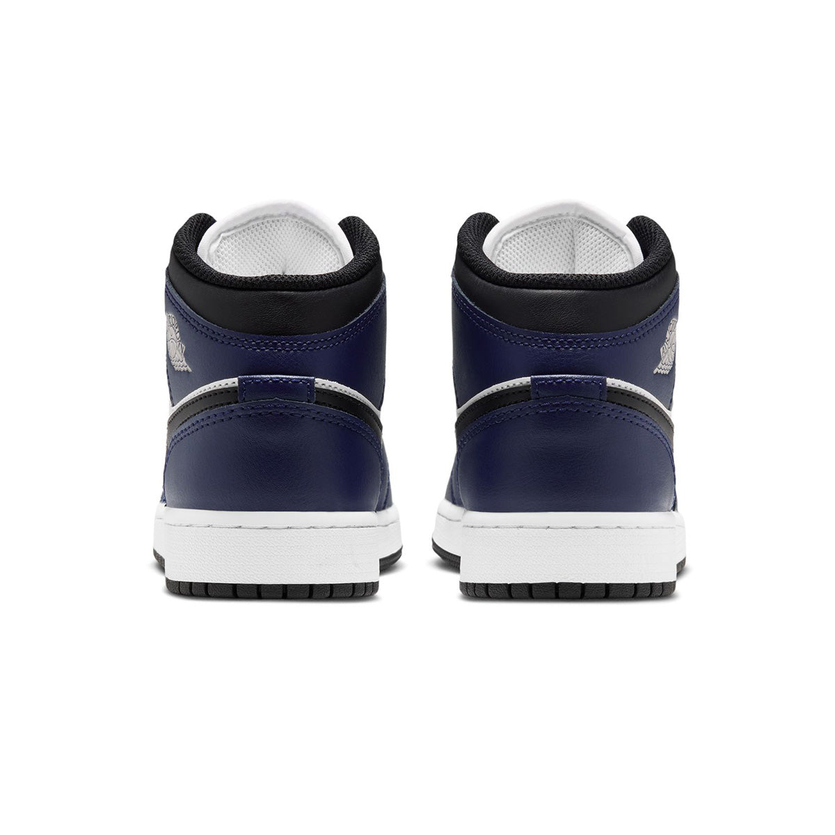 Air Jordan 1 Mid GS 'WHITE/TECH GREY/COLLEGE NAVY/WHITE'