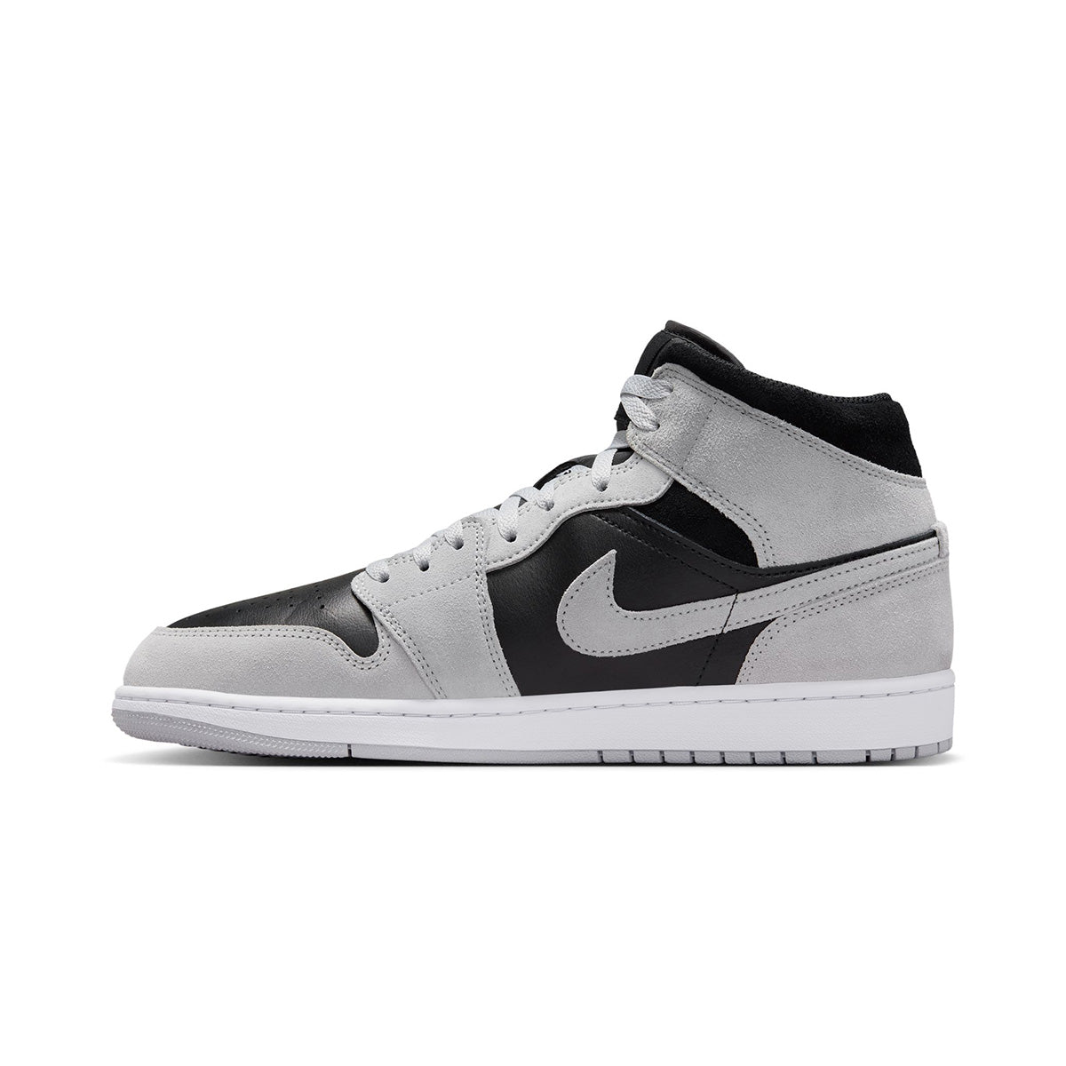 Air Jordan 1 Mid 'LT SMOKE GREY/WHITE/BLACK'