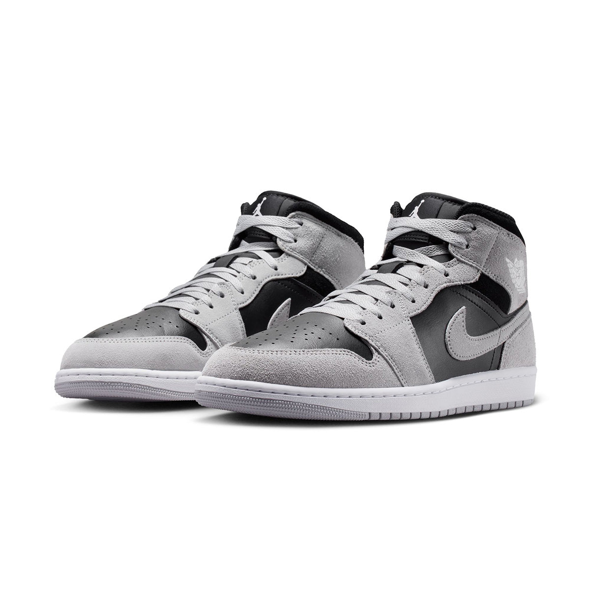 Air Jordan 1 Mid 'LT SMOKE GREY/WHITE/BLACK'
