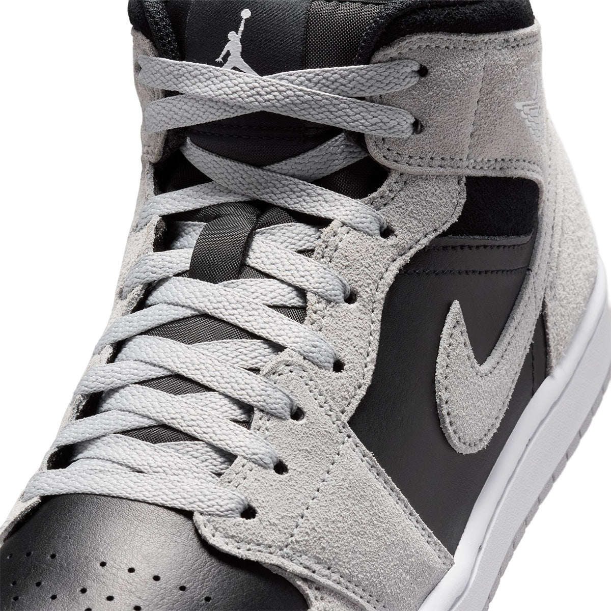Air Jordan 1 Mid 'LT SMOKE GREY/WHITE/BLACK'