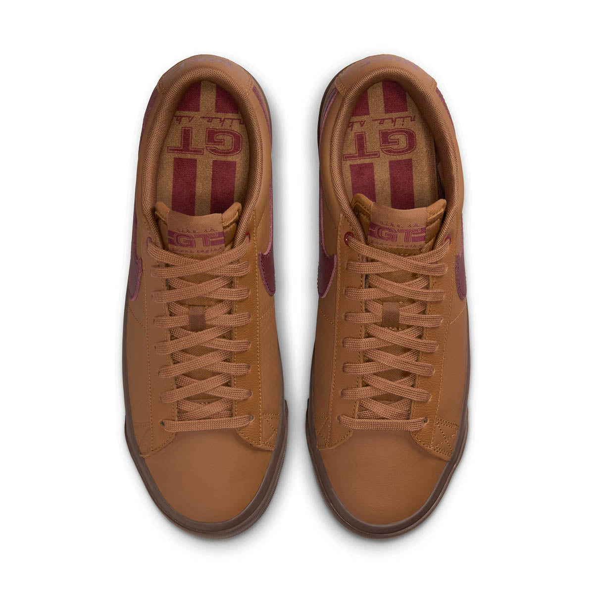 SB Blazer Low Pro GT 'Light British Tan/Gum Yellow/Dark Team Red'