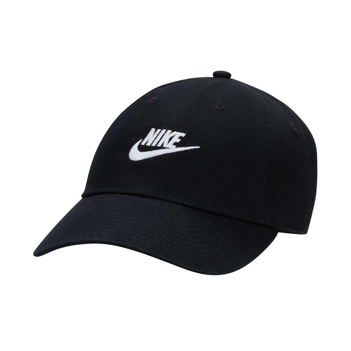 Club unstructured futura wash cap 'Black/White'