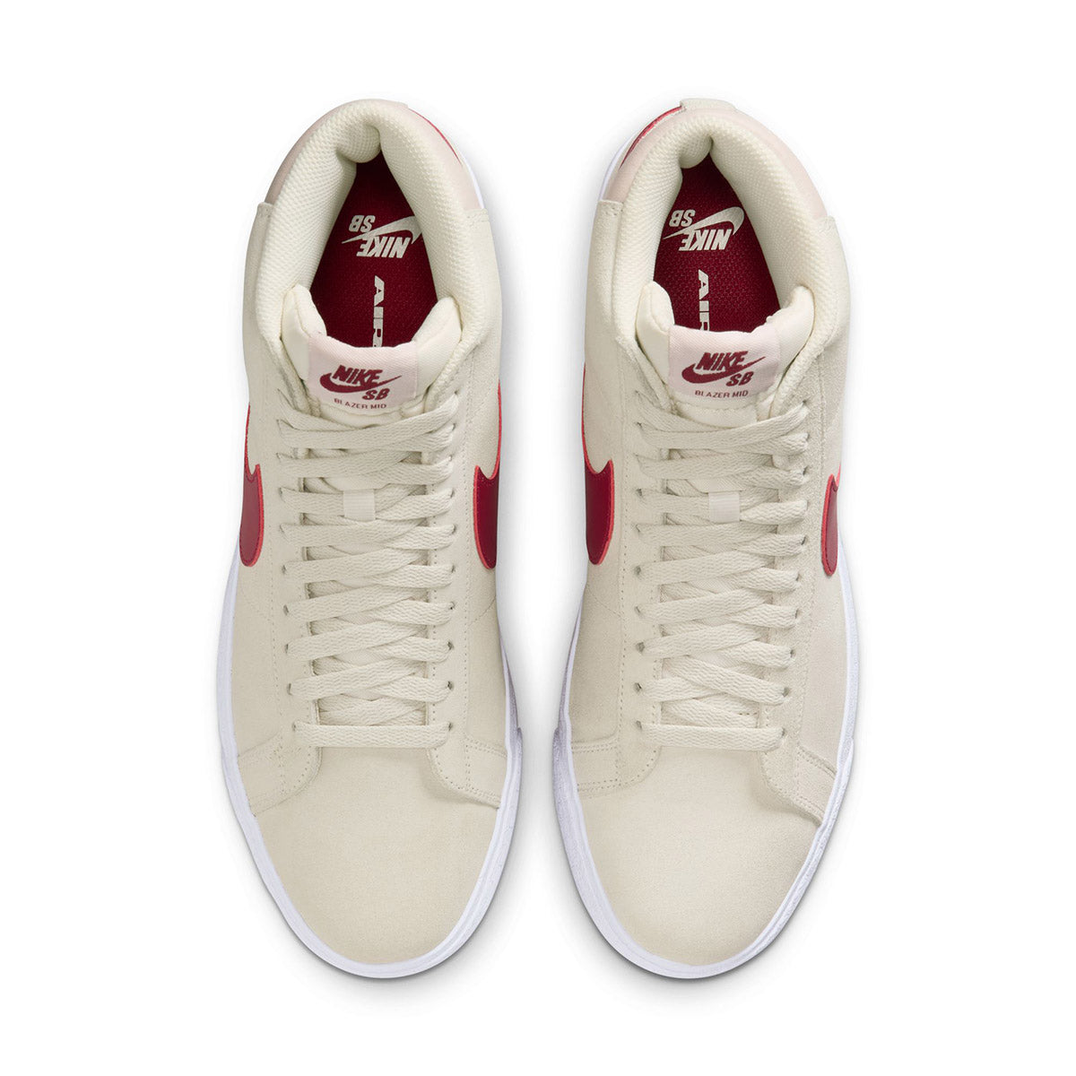 SB Zoom Blazer Mid 'PALE IVORY/NOBLE RED-SILT RED-WHITE'