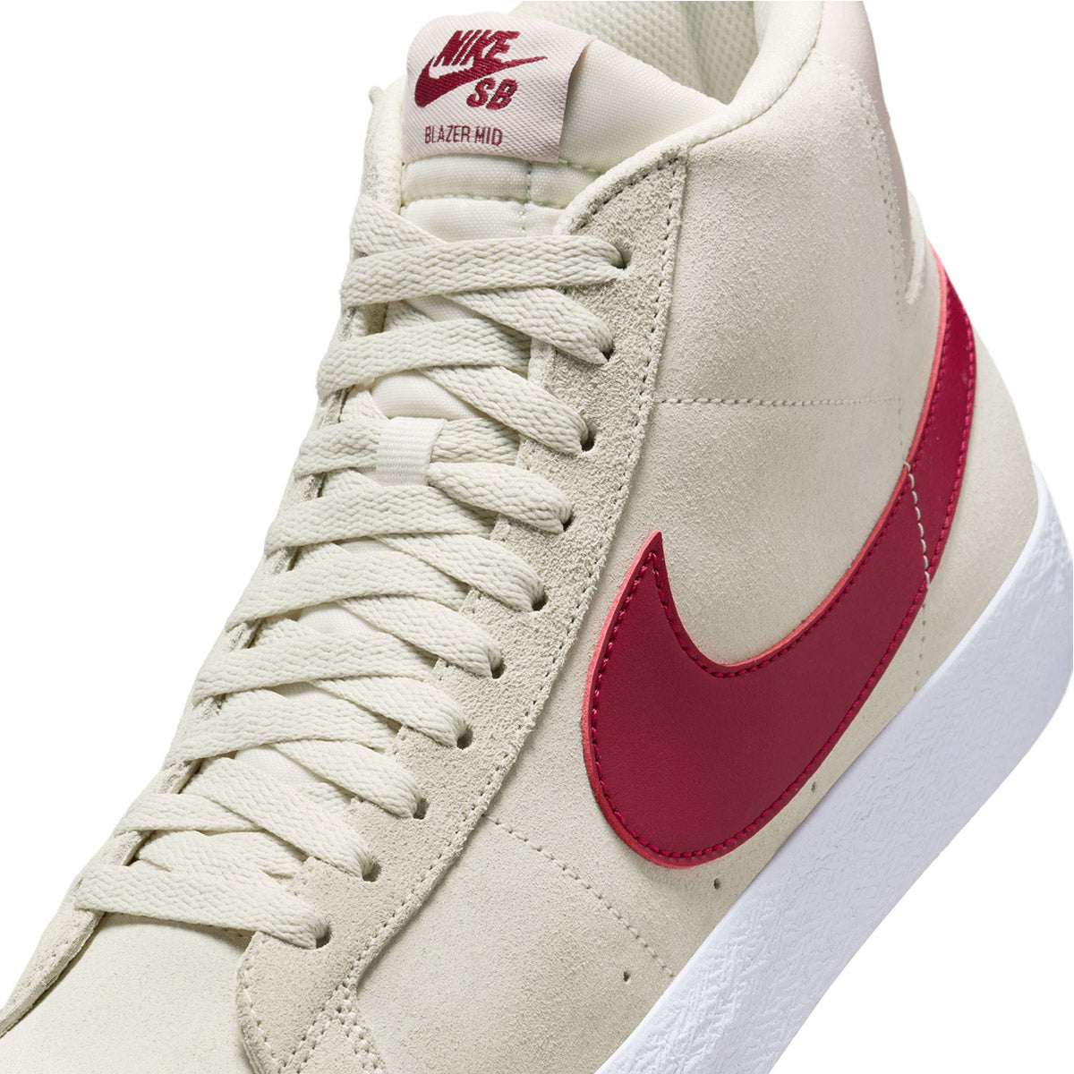 SB Zoom Blazer Mid 'PALE IVORY/NOBLE RED-SILT RED-WHITE'