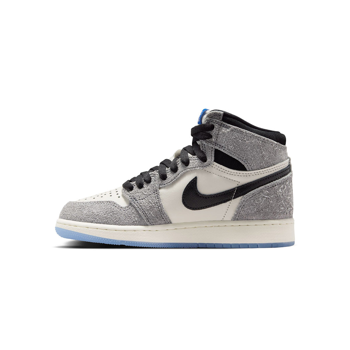 GS Air Jordan 1 High OG 'COOL GREY/BLACK-GAME ROYAL'