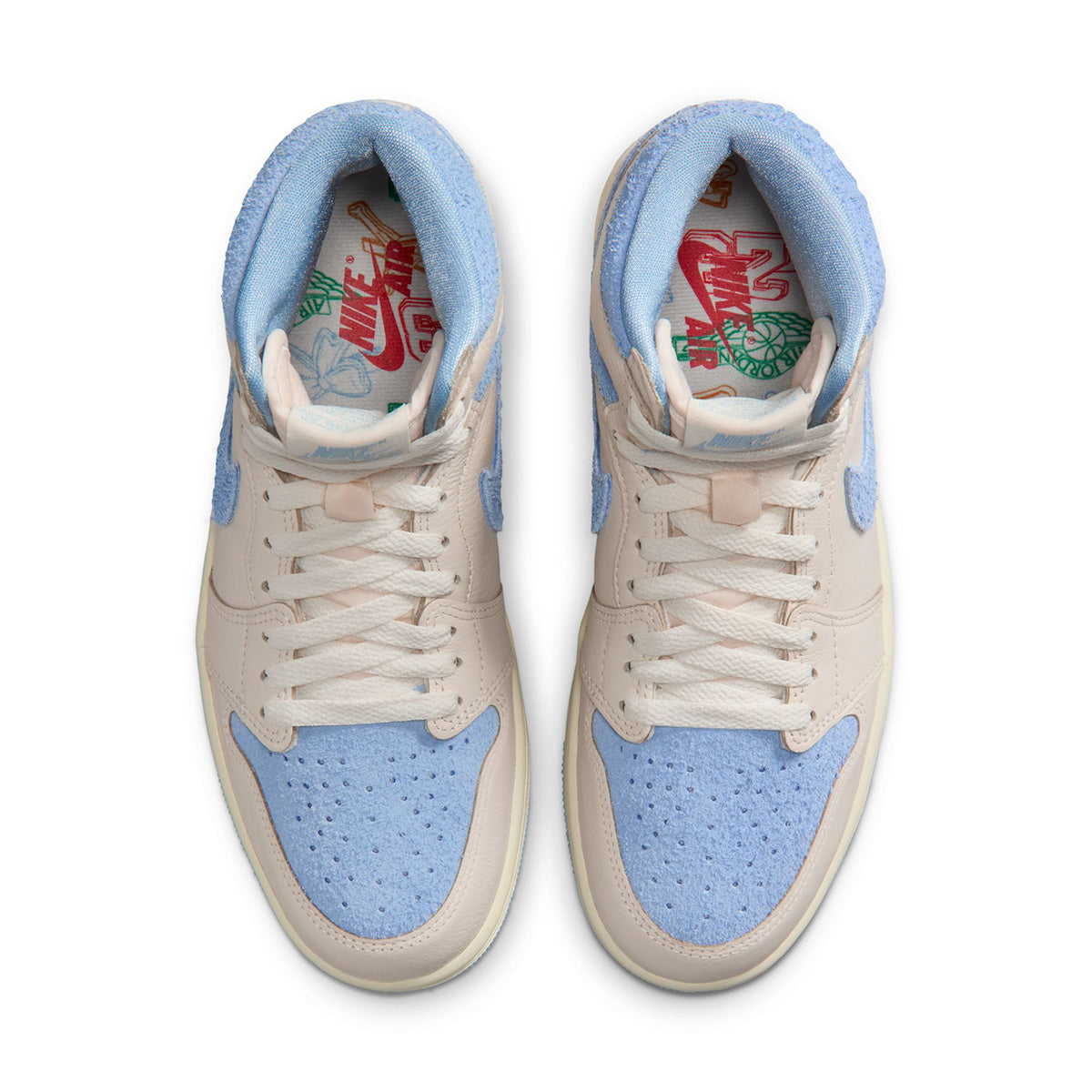 Wmns Air Jordan 1 Retro High OG 'PALE IVORY/PSYCHIC BLUE-COCONUT MILK'