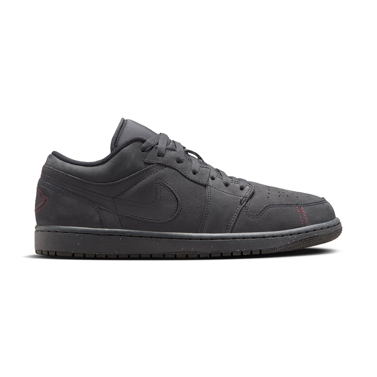 Air Jordan 1 Low Craft 'Dark Smoke Grey/Varsity Red/Black'