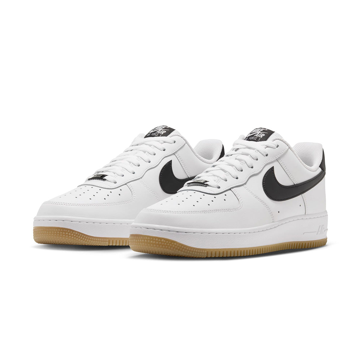Air Force 1 '07 'WHITE/BLACK/GUM LIGHT BROWN'