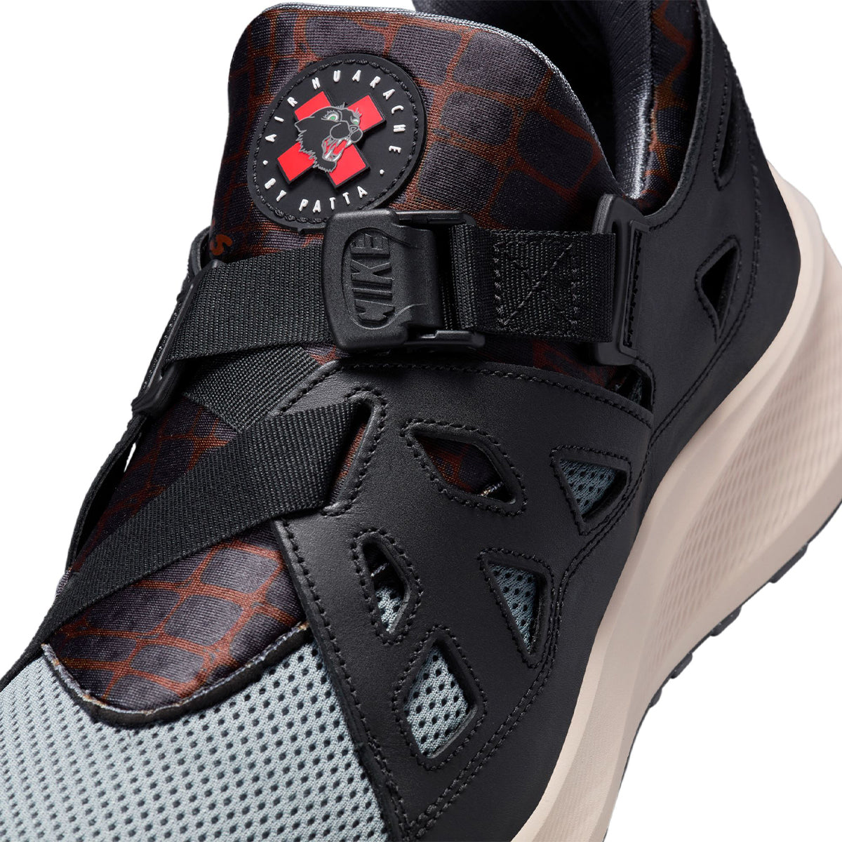 Air Huarache 20Y24 Patta Running Team 'Black Cool Grey'