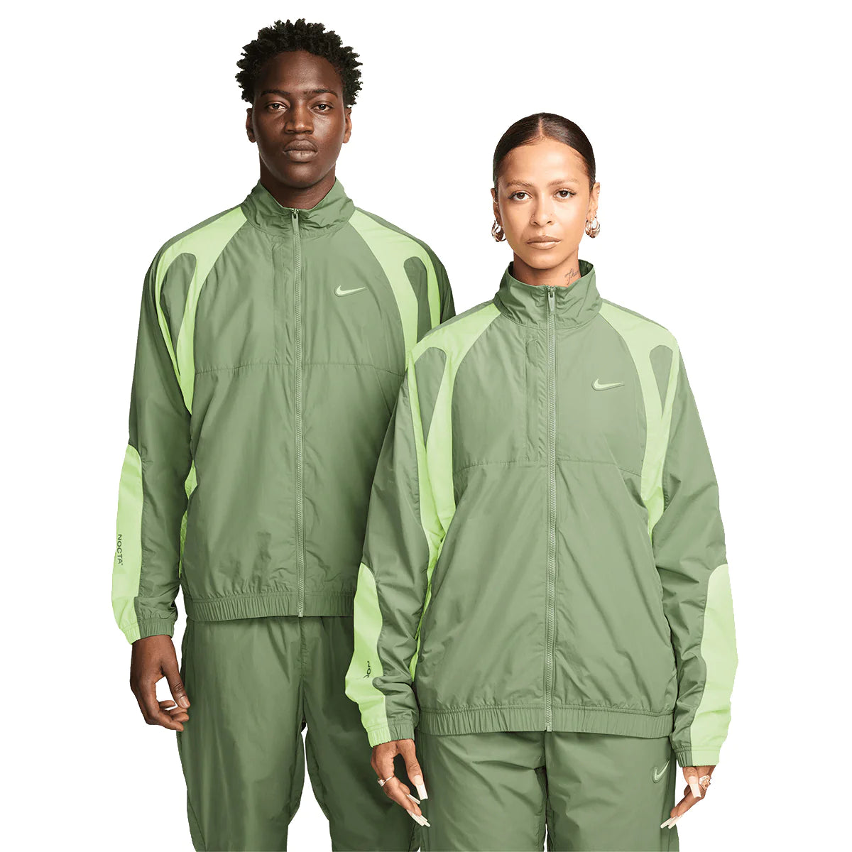 Green nike shop rain jacket
