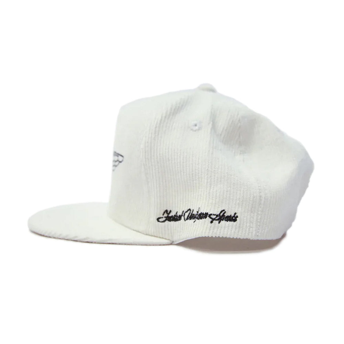 Fox Wing Corduroy Cap 'White'