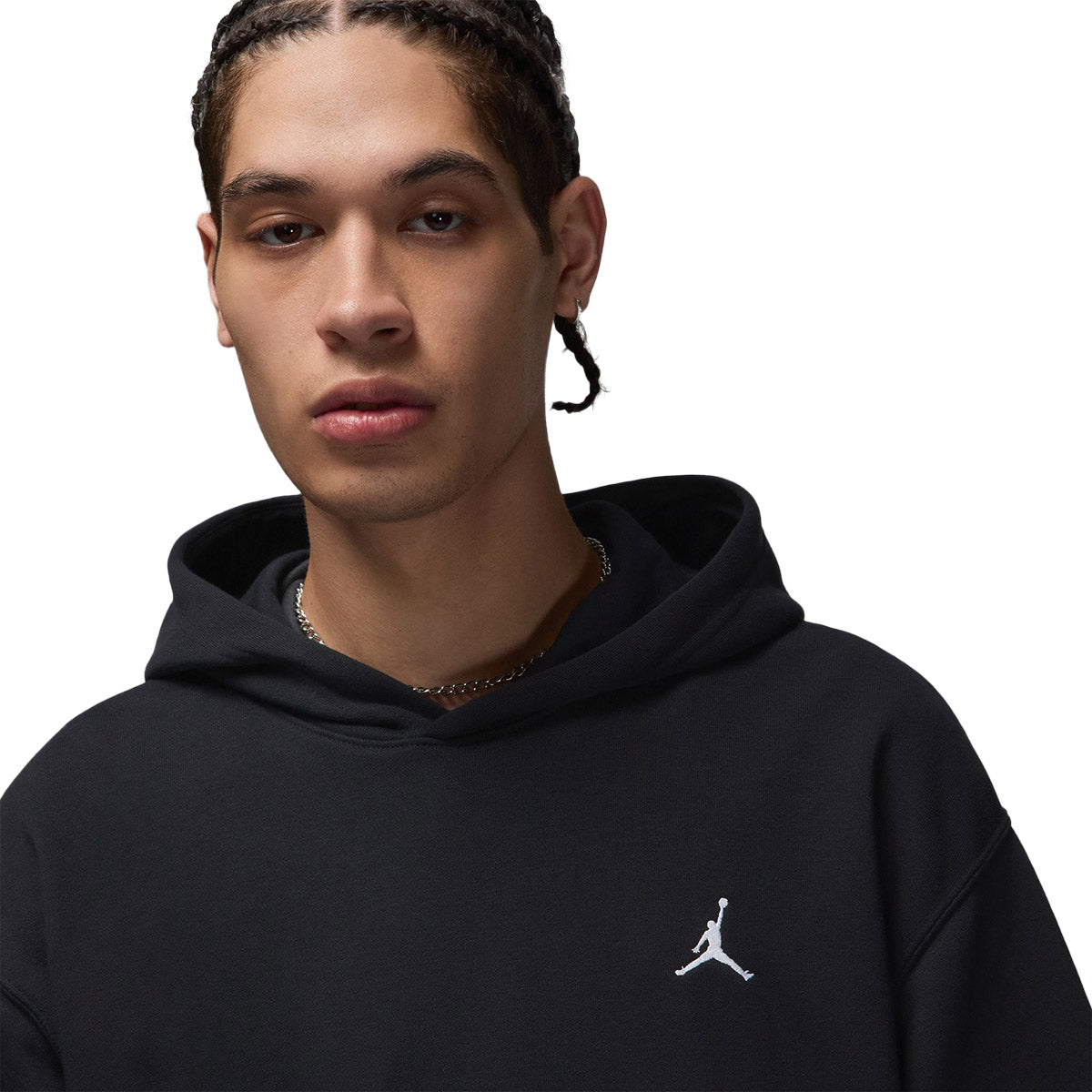 Brooklyn Fleece Men's Pullover Hoodie 'Black/White'