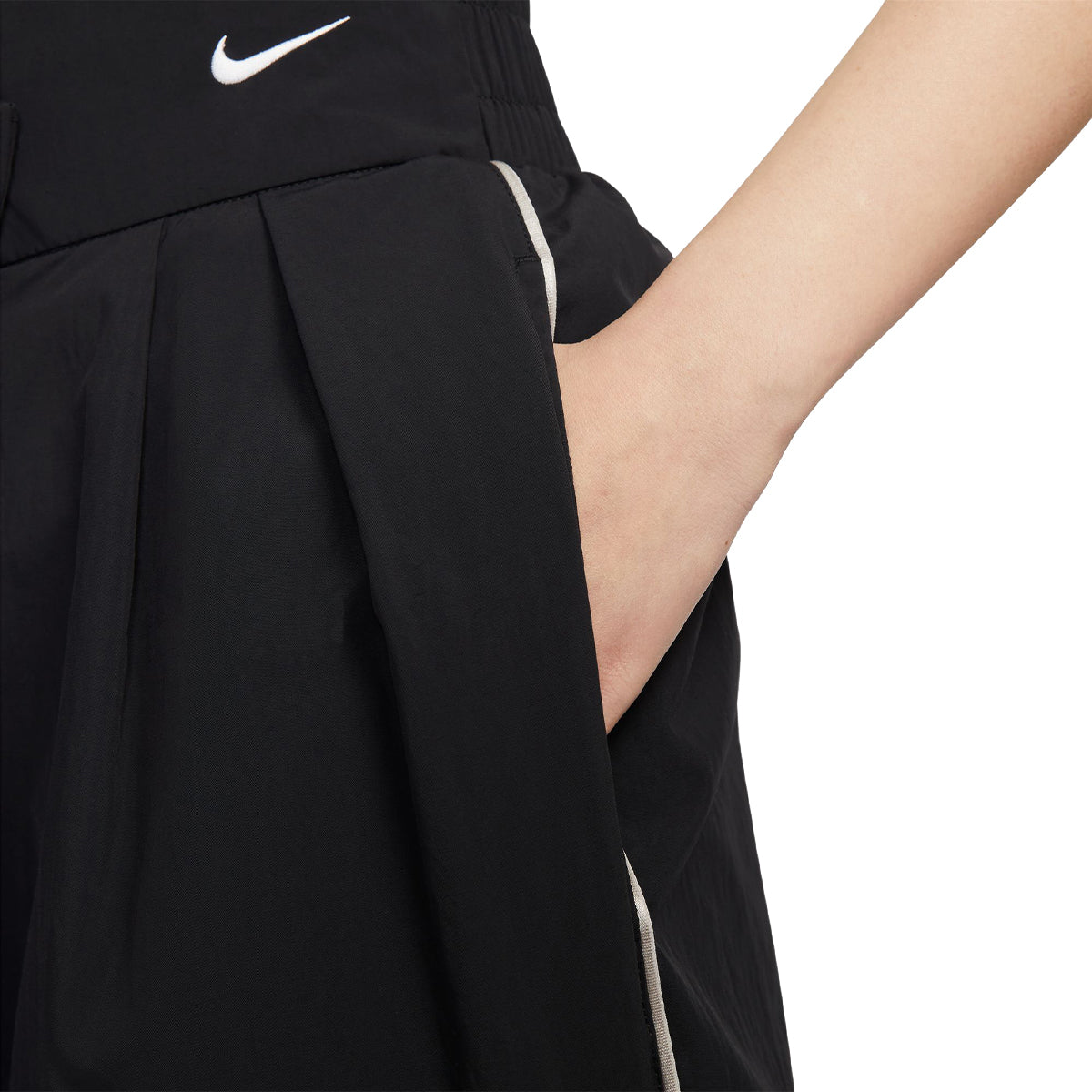 NSW Mid-Rise Asymmetrical Pants 'Black Ore'