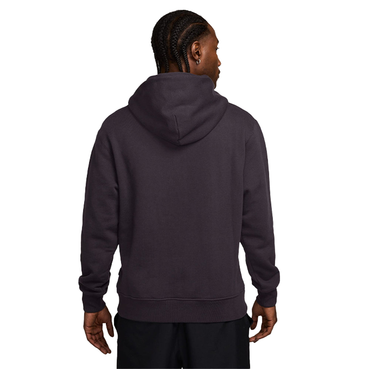 Wordmark Mens Fleece Pullover Hoodie 'Black'