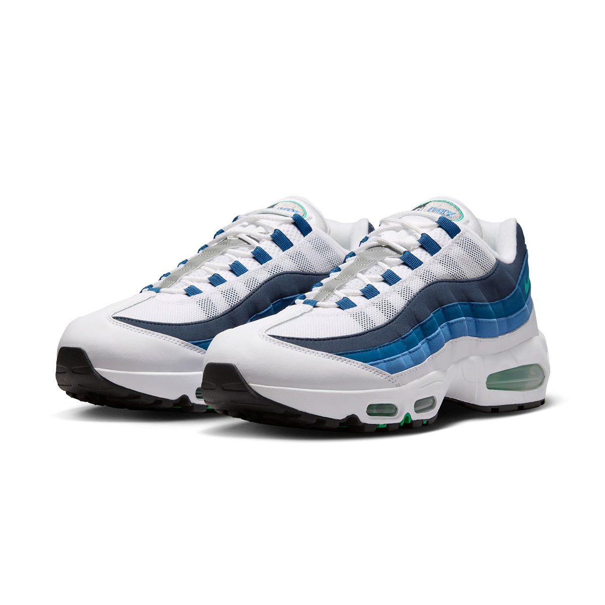 Air Max 95 OG Big Bubble 'WHITE/EMERALD GREEN/LAKE BLUE'