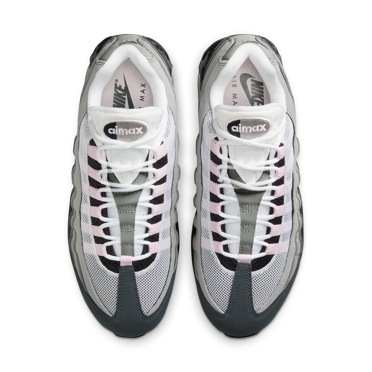 Wmns Air Max 95 Big Bubble 'BLACK/PINK FOAM/WHITE/REFLECT SILVER'