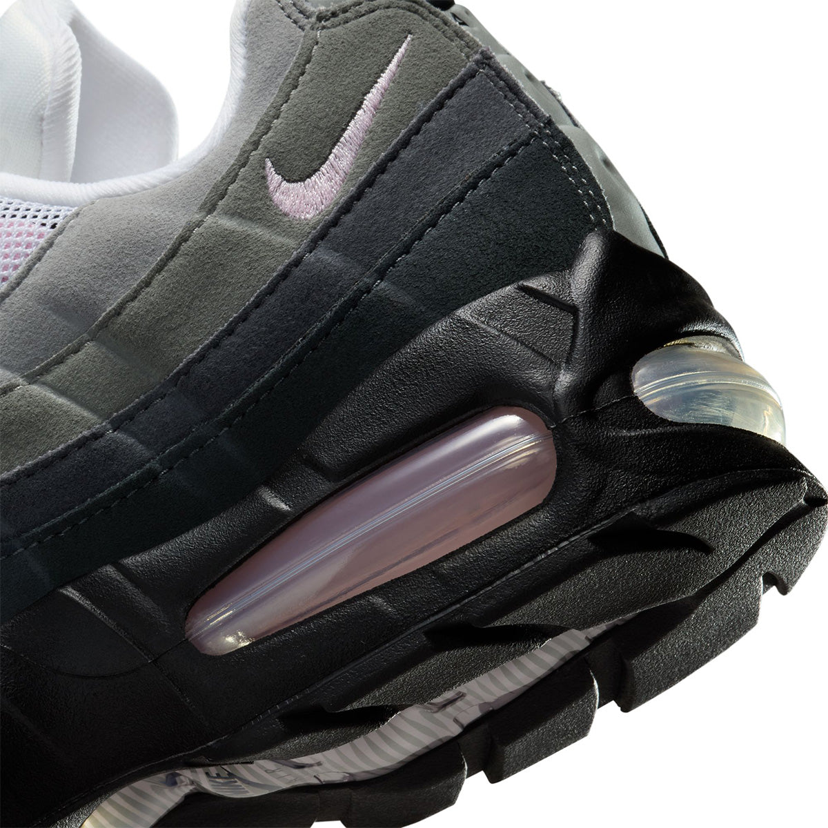 Wmns Air Max 95 Big Bubble 'BLACK/PINK FOAM/WHITE/REFLECT SILVER'