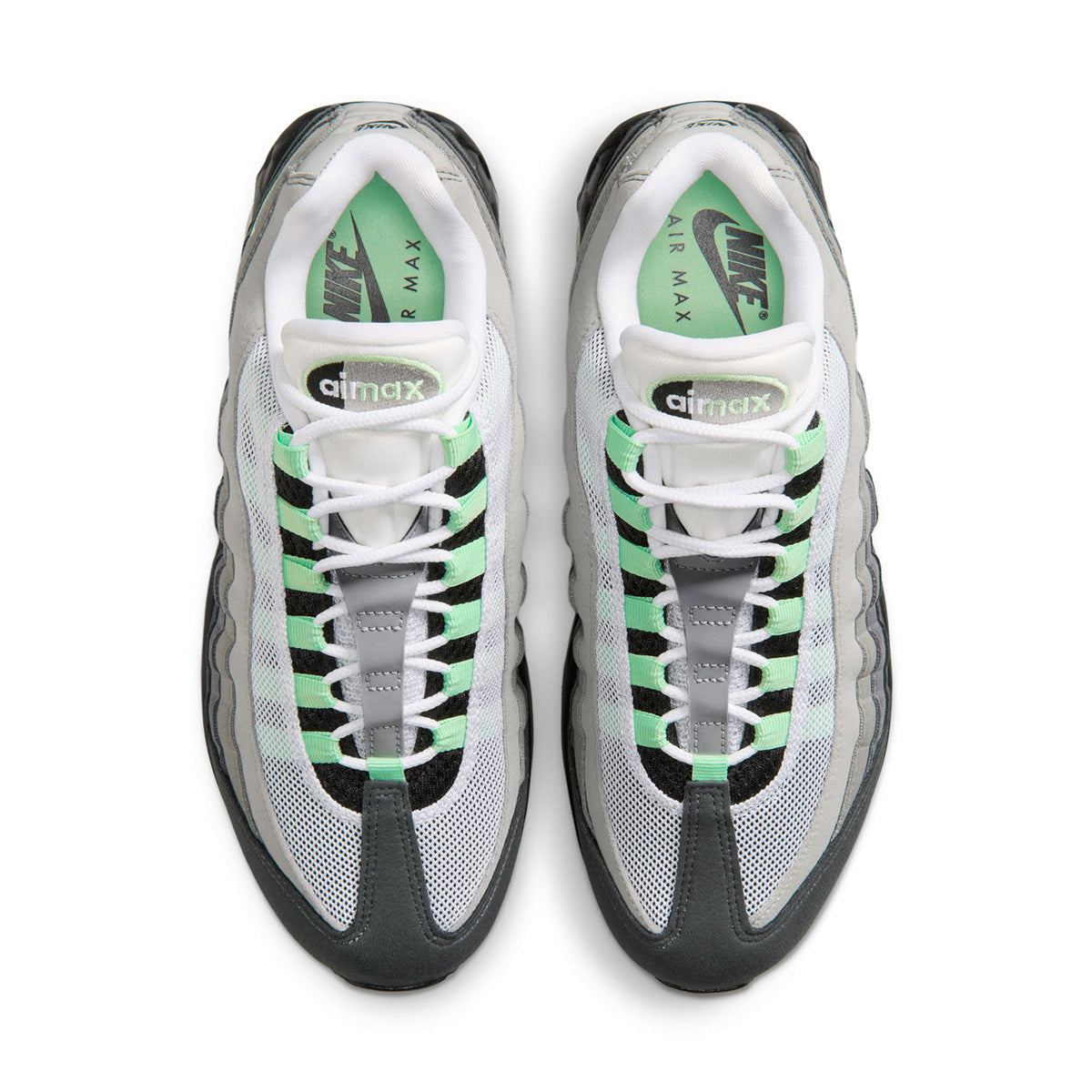 Wmns Air Max 95 Big Bubble 'BLACK/FRESH MINT/WHITE/MEDIUM GREY'