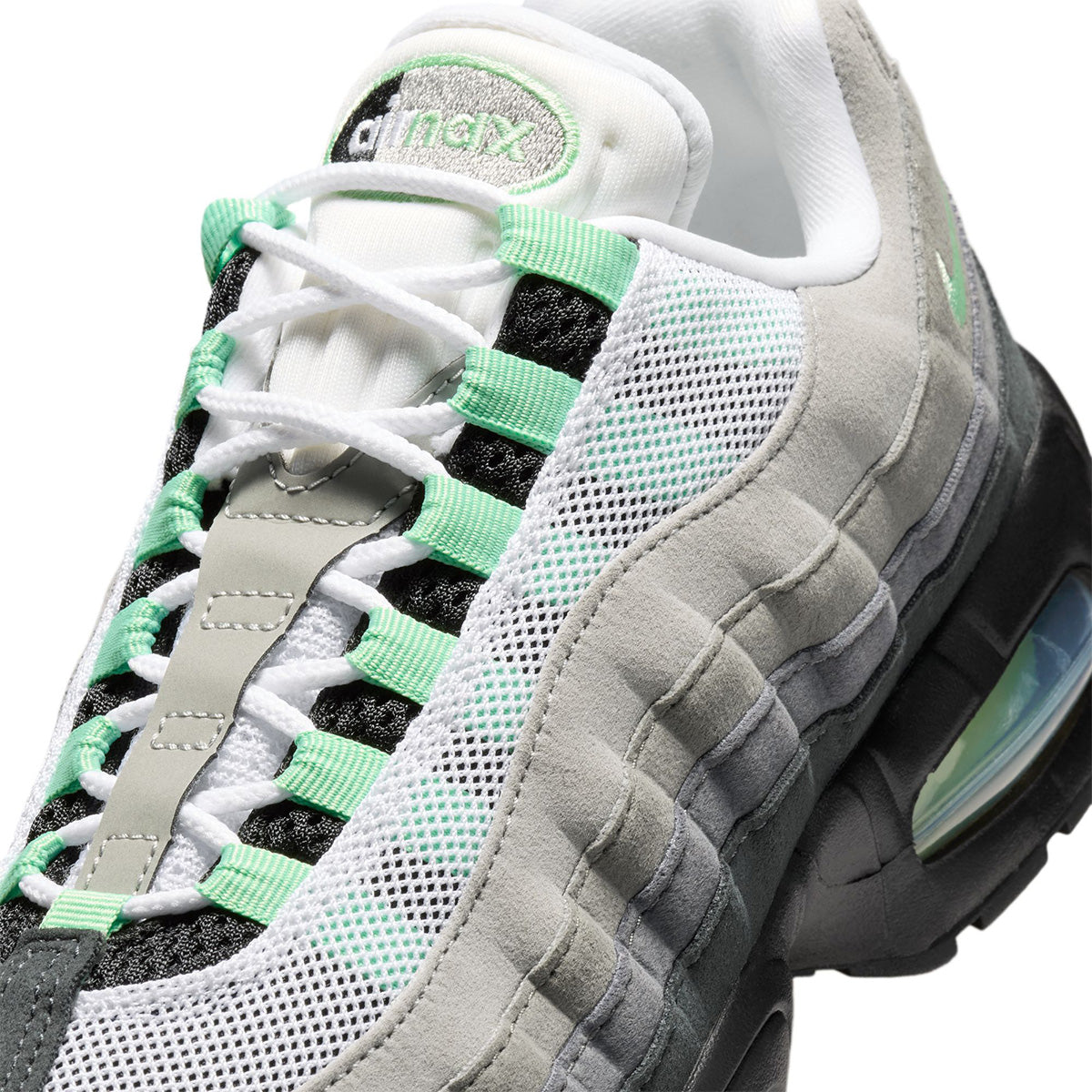 Wmns Air Max 95 Big Bubble 'BLACK/FRESH MINT/WHITE/MEDIUM GREY'