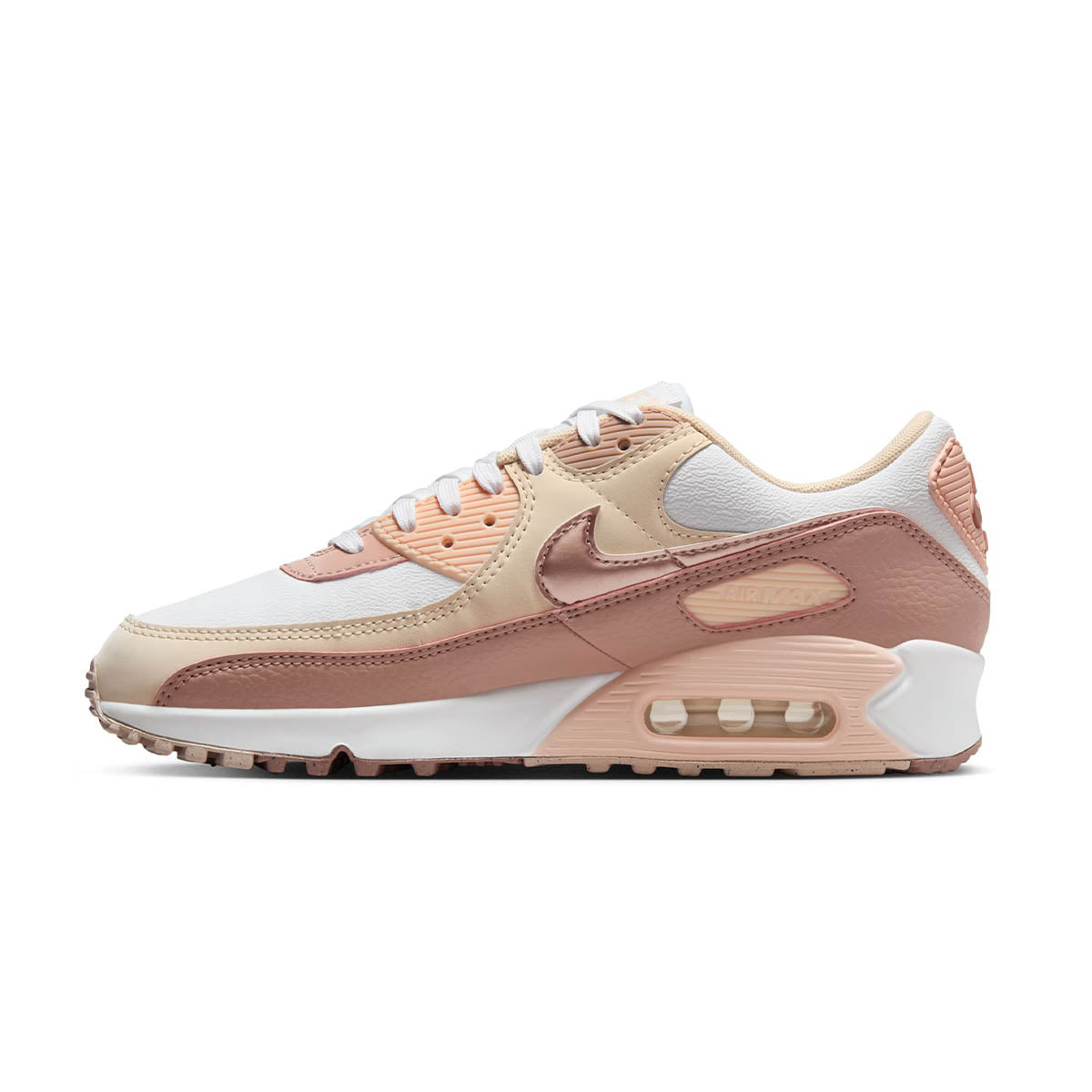 Wmns Air Max 90 NN PRM 'Velvet Brown/Particle Pink'